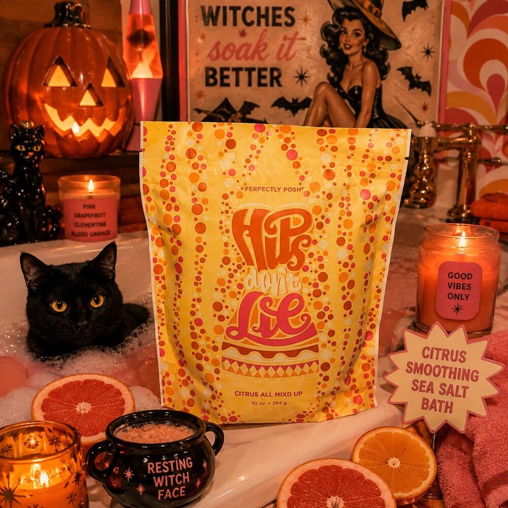Perfectly Posh Hips Don’t Lie Citrus All Mixd Up Bath Salts 10 oz Retired